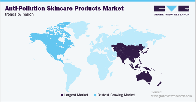 Anti-Pollution Skincare Products Market Trends by Region 各地区防污染护肤品市场趋势