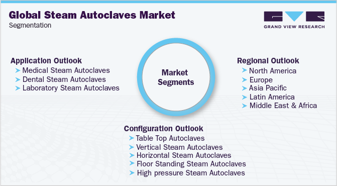 Global Steam Autoclaves Market Segmentation 全球蒸汽高压灭菌器市场细分