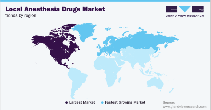 Local Anesthesia Drugs Market Trends by Region 各地区局麻药品市场趋势